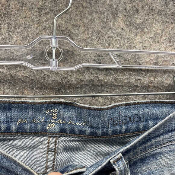 7 For All Mankind Jeans Mens 32 Blue Relaxed Fit Made USA Stretch Denim - Picture 7 of 9